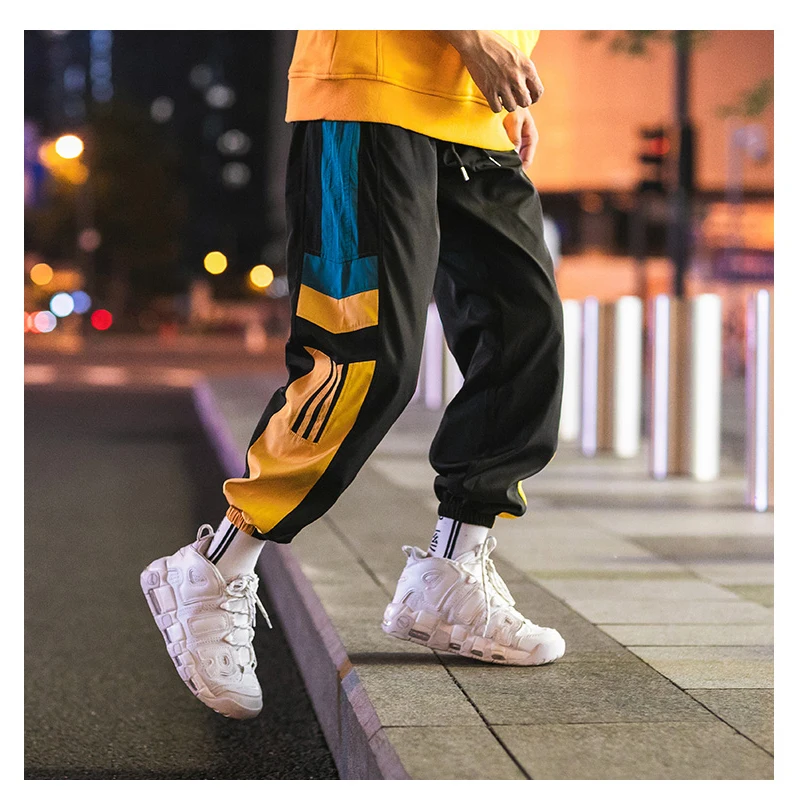 OEM Custom Joggers Sweatpants Men Casual Striped Pants Fashion Loose Track Pants Men Sweat Pants Sports Streetwear Trousers Sale