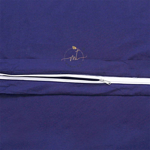 Handmade 100% Cotton Duvet Cover Set Solid Dyed Natural Color Luxury Home Hotel 60*90 inch 200TC Plain Zip Manufacturer Direct