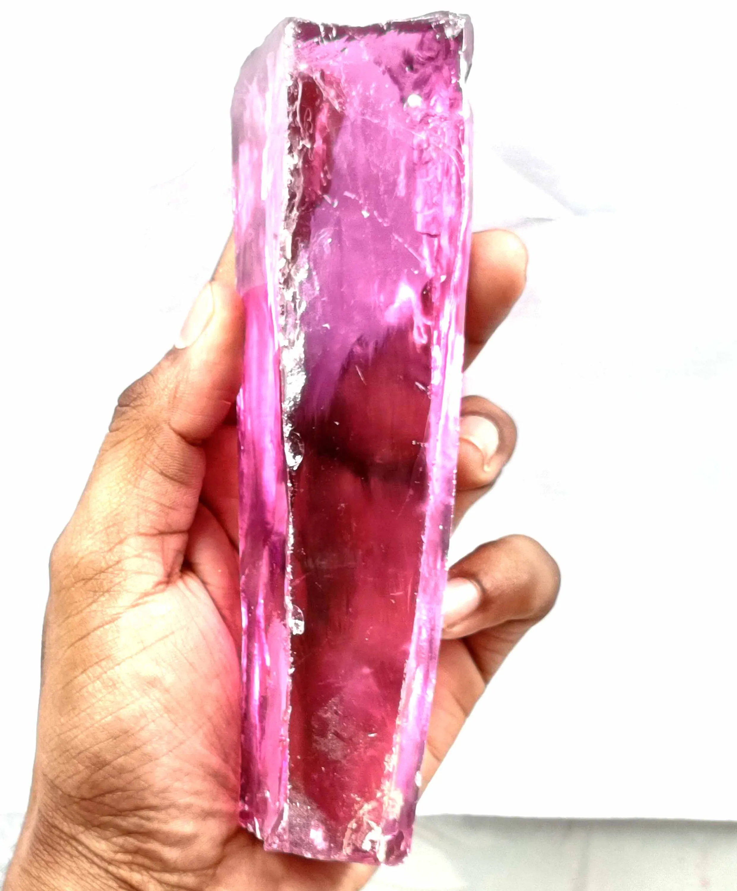 Lab Grown Pink Sapphire Corundum Loose Rough Stone Pink Sapphire 100% Genuine Thing Making Jewelry For Women And Gift Her