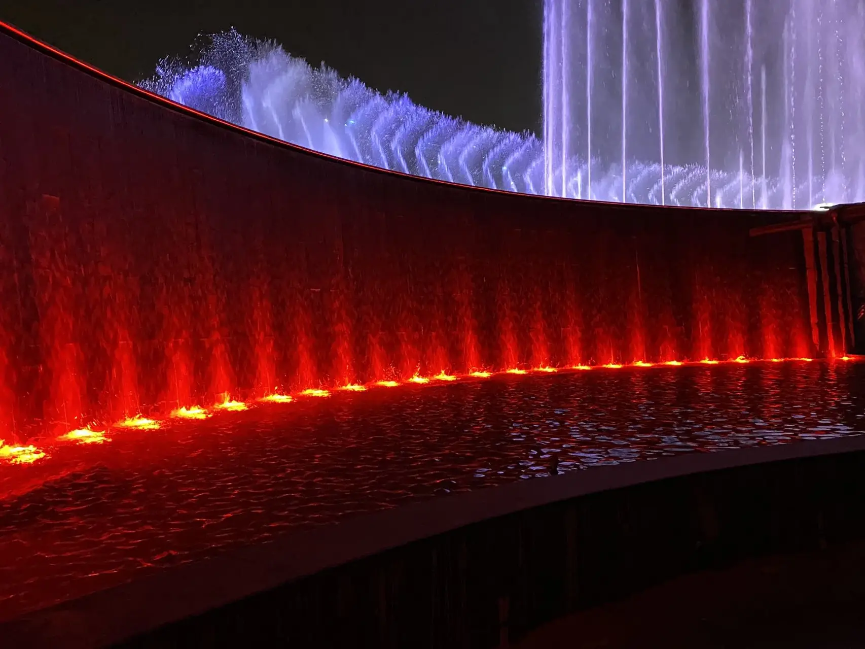 Egypt Shopping Mall Musical Fountain featuring laser,fog,fire and lighting system