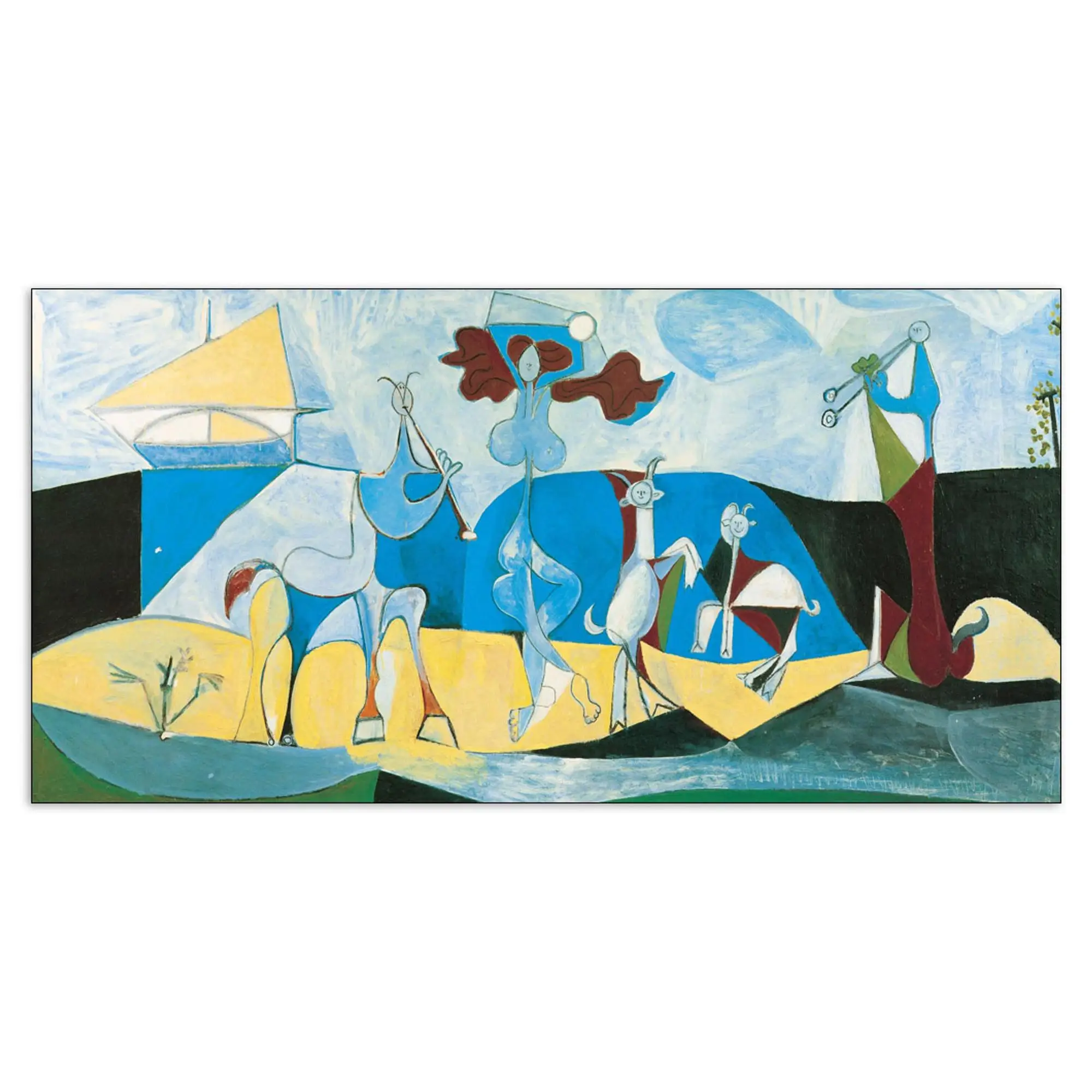 Modern Art Picasso Pablo decorative panel, ready to hang.