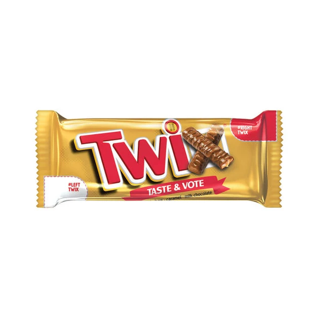 Original Chocolate Twix Biscuit Bars 50g 75g High Quality Twix Chocolate for sale