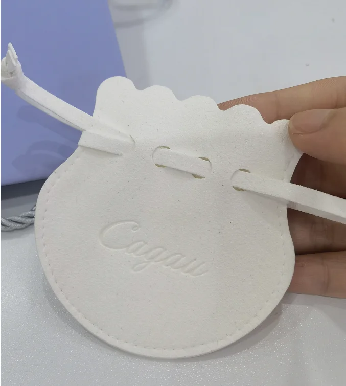 Custom Fiber Micro Velvet Jewelry packaging Pouch Jewelry bag