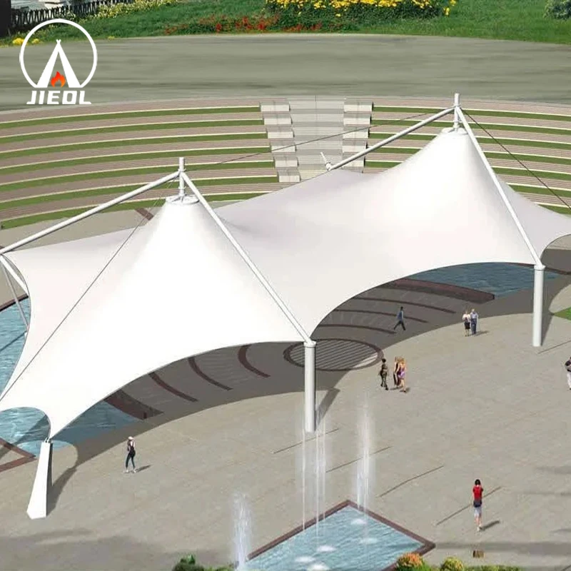 Modern Architectural Tensile Membrane Structure for Various Venues