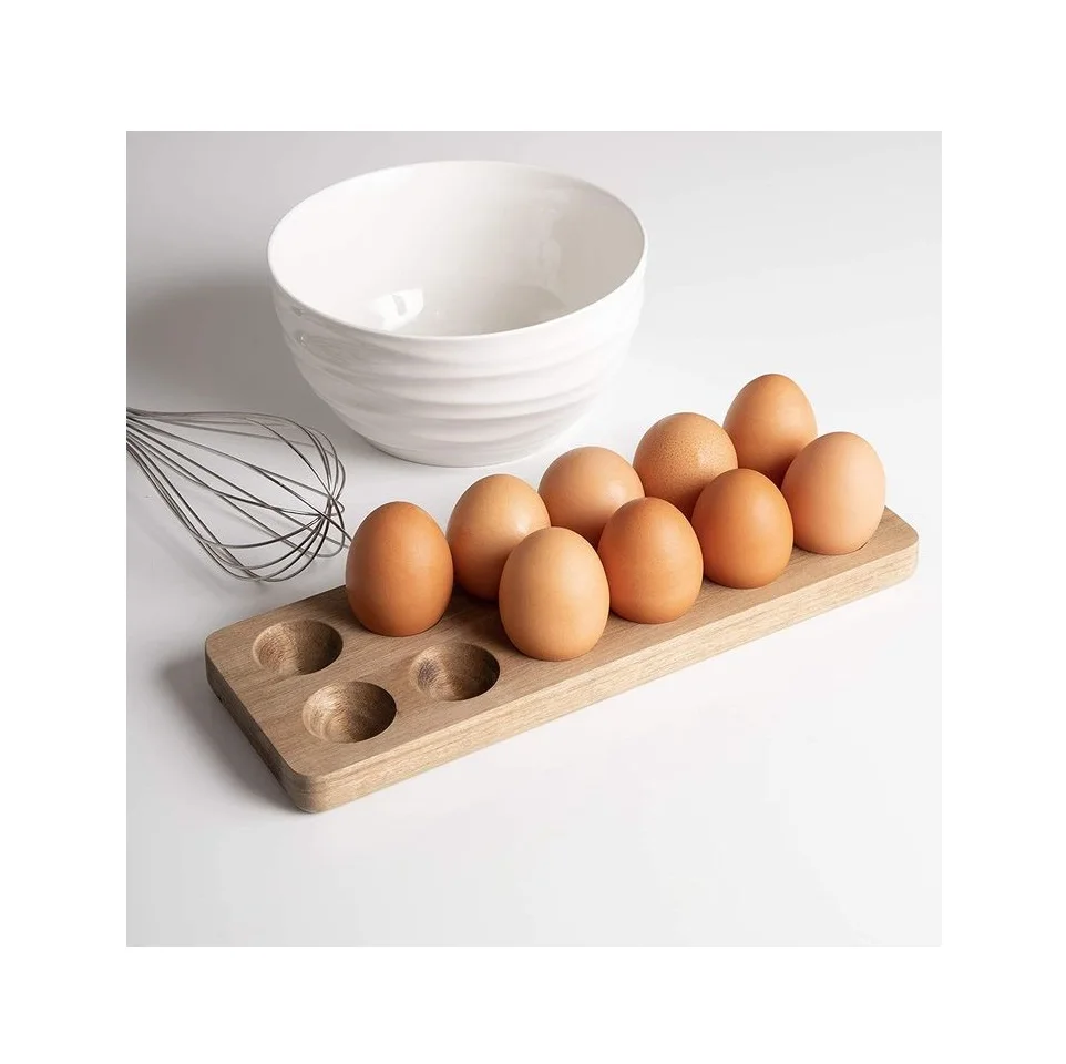 Best Selling Product Egg Holder Tray 4 Holes Plate Countertop Egg Tray Tabletop Display Refrigerator Storage Skelter Deviled Egg