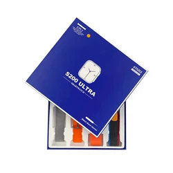 2023 Newest s200 Ultra smart watch 1.99 inch screen rotation dual buttons Hiwatch pro S8 IWO smart watch s200 Ultra