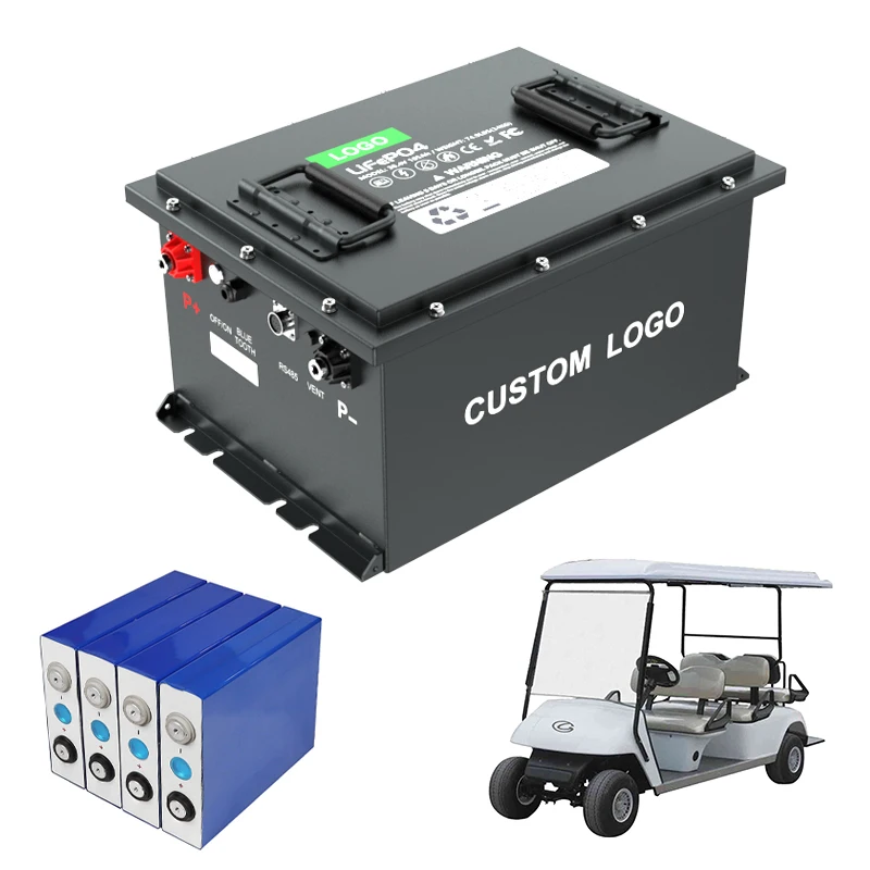36V 105Ah Golf Car Lifepo4 Battery Tourist Sightseeing Cart Lithium Iron Phosphate Battery Pack with Bluetooth