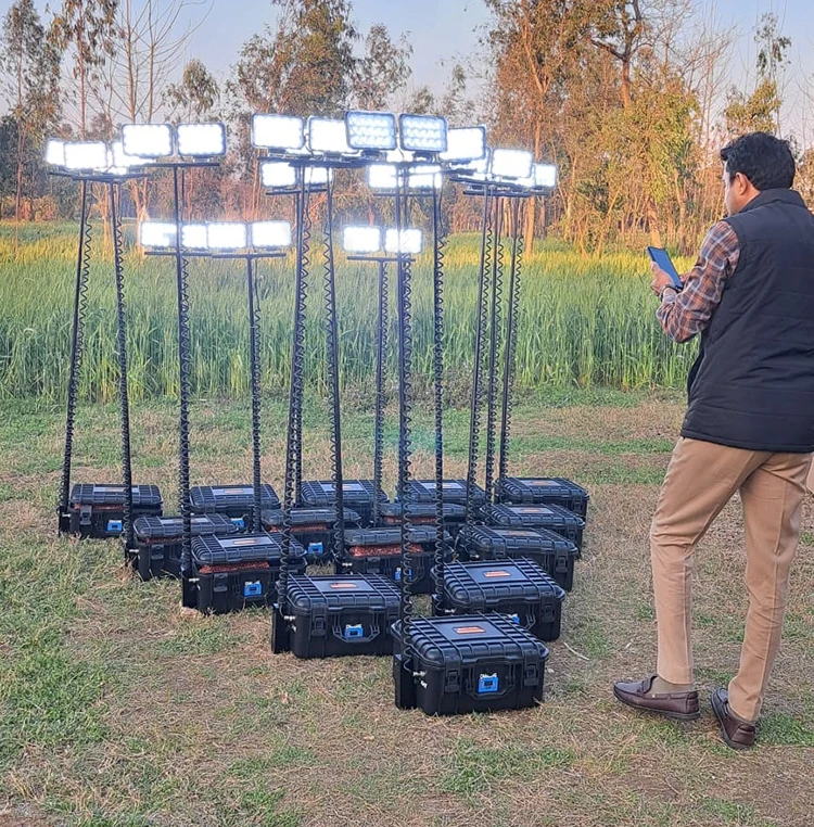 2024 Hot Selling Durable and High-Quality Remote Area Lighting System with Lightweight Plastic Build for Versatile Applications