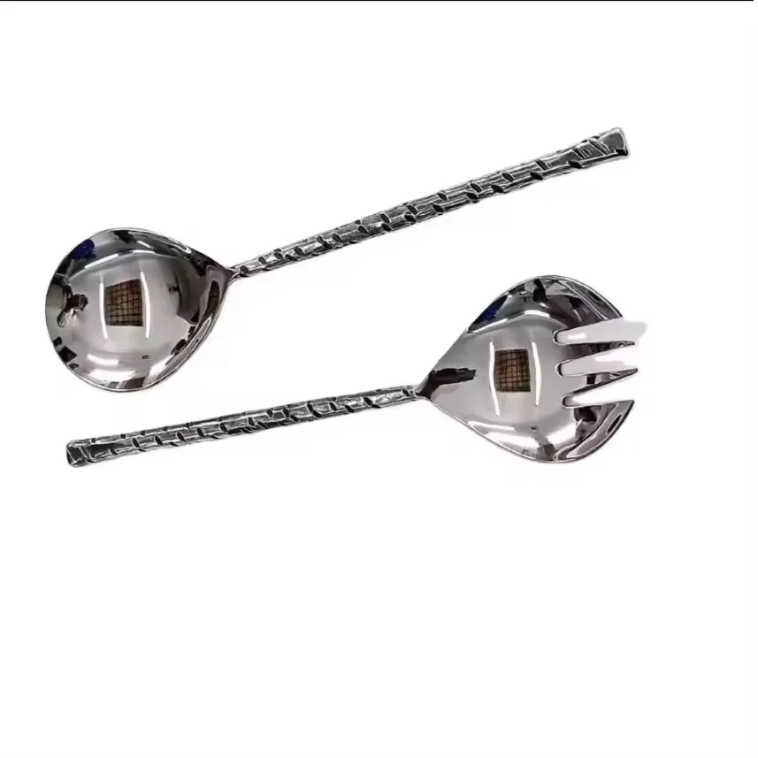 Modern Design Cutlery Spoon Different Shape Silver Shining Customize Look Flatware Silverware Utensils Kitchenware