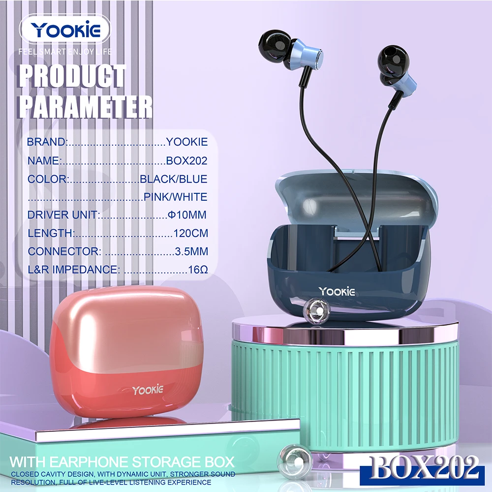 2022 High Quality Factory Wholesale 3.5MM Wired In-ear Stereo Portable Headset Earphone For Iphone