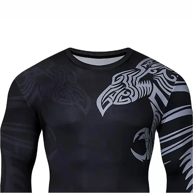 Oem Design Compression Mma Rash Guard Oem Mma Rashguard Custom Sublimated Printed Mens Rash Guard