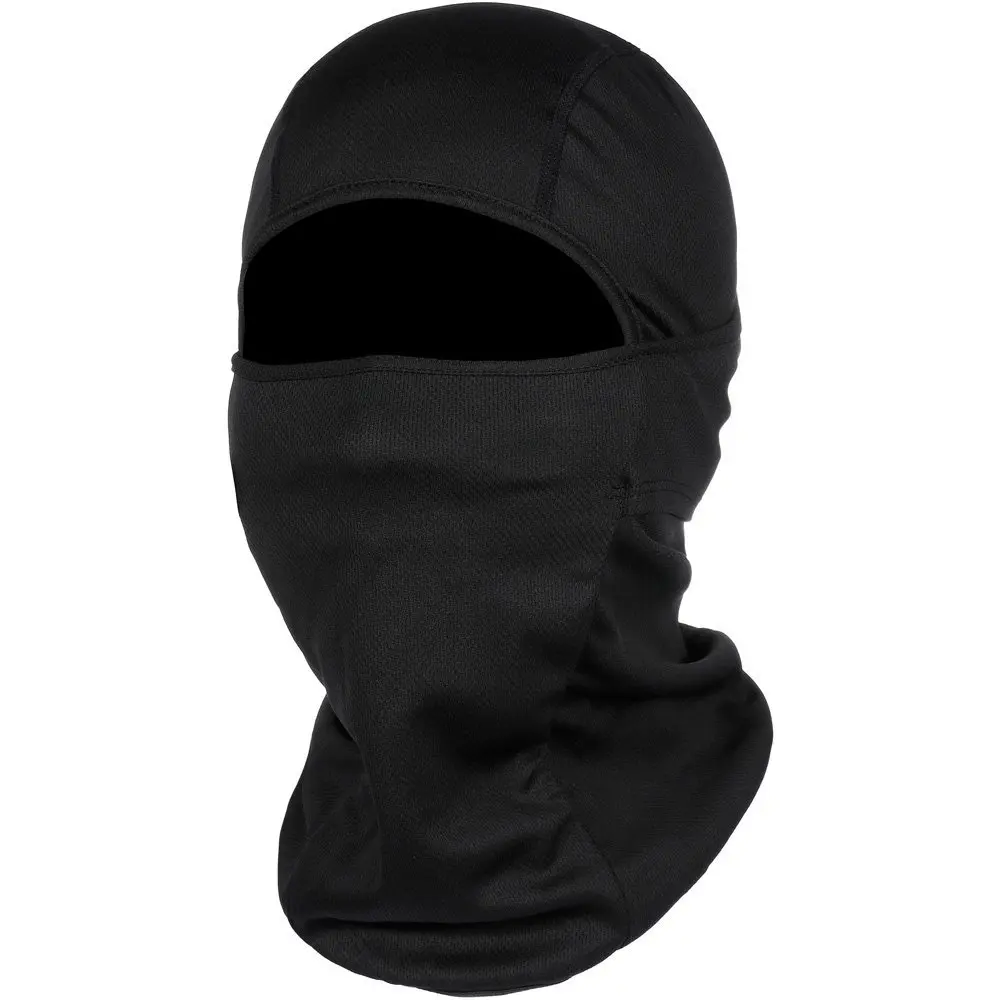 Wholesale Custom Design Embroidered 3 Hole Full Cover Face Bandit Rappers Knit Balaclava with Embroidery Logo