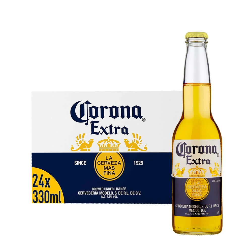 Corona Extra Lager мексиканское пиво 24 упаковки пива 12 унций