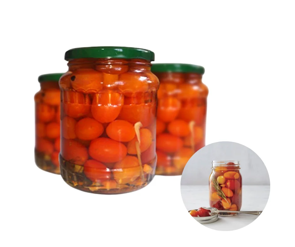 VIETNAM FACTORY Big Sale ISO Standard High Quality Delicious PICKLED CHERRY TOMATO in glass jar