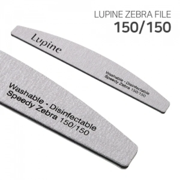 Zebra nail file Korean professional double side nail file 80/100/180/240/320 high quality sandpaper nail file