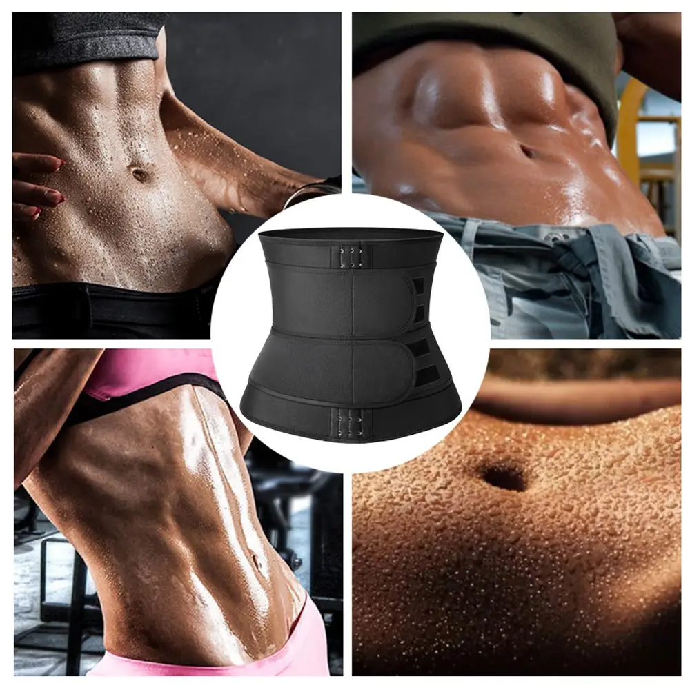 Women Neoprene Trimmer Belly Belt 3mm Slimming Body Shaper Belly Control Breathable Neoprene Trimmer Belts