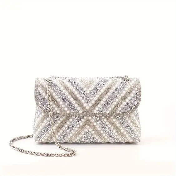 High Quality Beaded Handbags Purses Vintage Clutches India party clutch bag For Women Fashion By God Grace Overseas