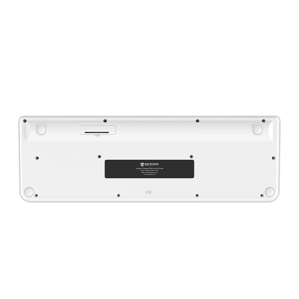 Bluetooth Wireless Keyboard Computer 2.4G Keyboard Sunken Circular Keycap Structure Design Compact Two-zone Fast Design