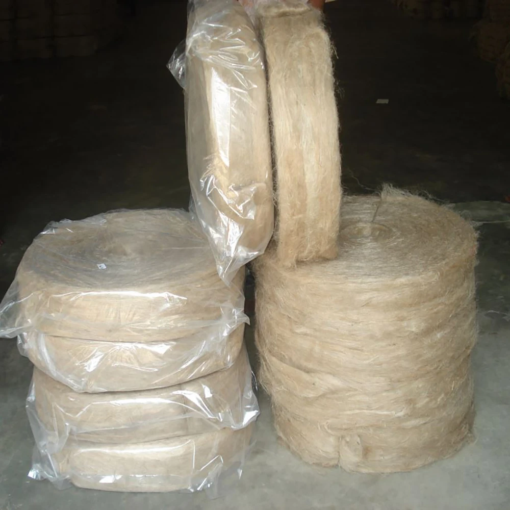 100% Pure Natural Jute Fiber Eco-friendly Factory Price Jute Sliver Standard Quality Exported 100% Natural Jute Fiber Sliver