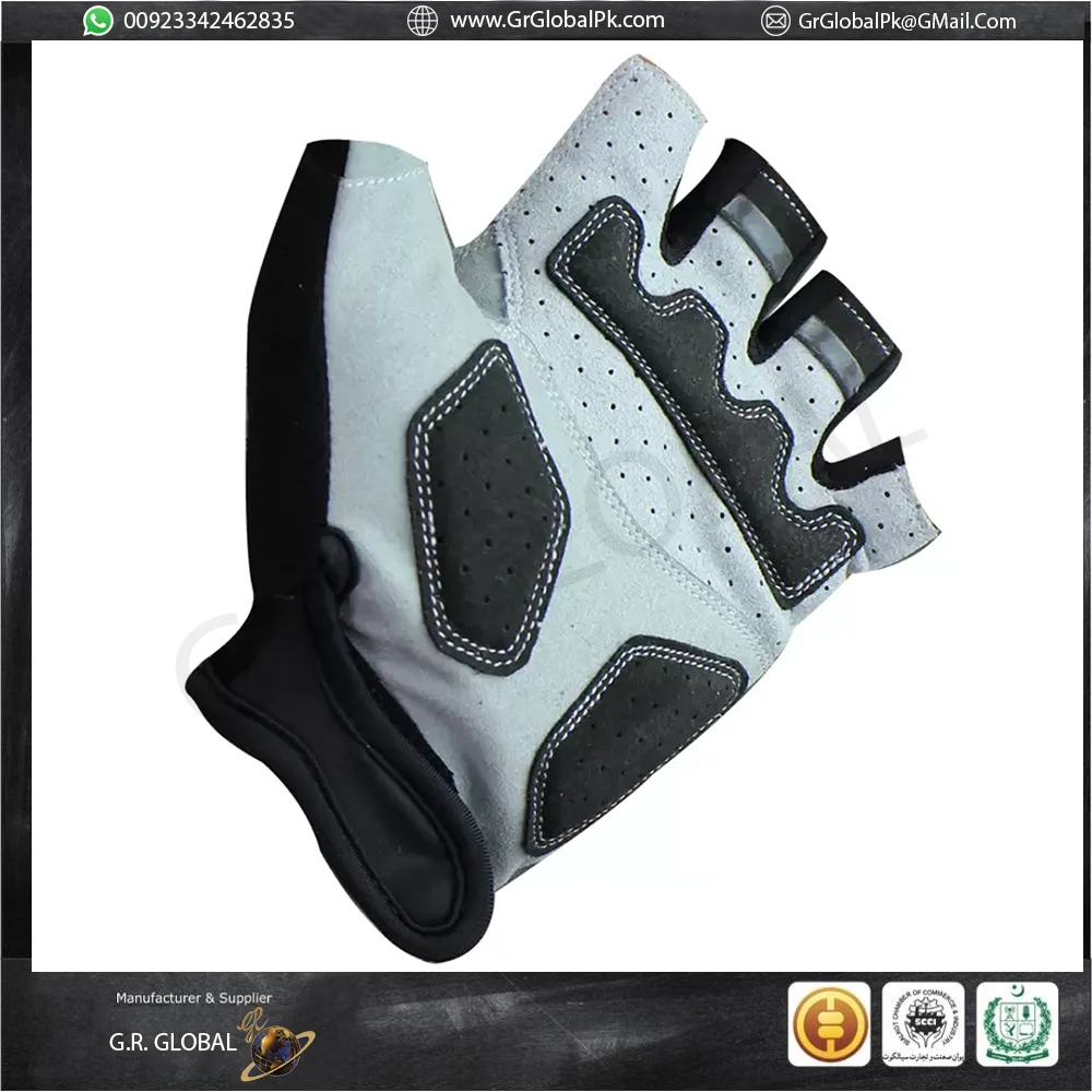 Buy Wholesale Custom Breathable Customized Fitness Half Finger Sublimation Exercise Cycling Weight Lifting Gloves