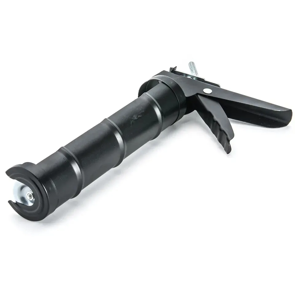 Caulking Gun Cordless OEM Caulk Gun Skeleton Silicone Body Steel Power Caulking Gun Cordless Wheel Nozzle Handle Ratchet Rod Zi