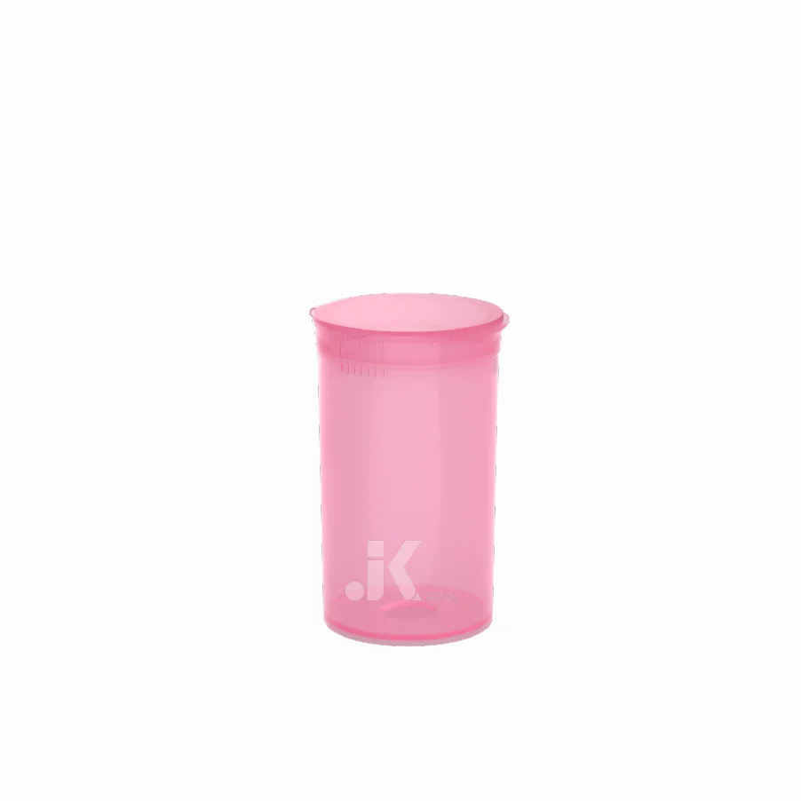 19 Dram VIET NAM FACTORY OEM Custom Packaging plastic tubes pop top for capsule pill powder candy - M0002