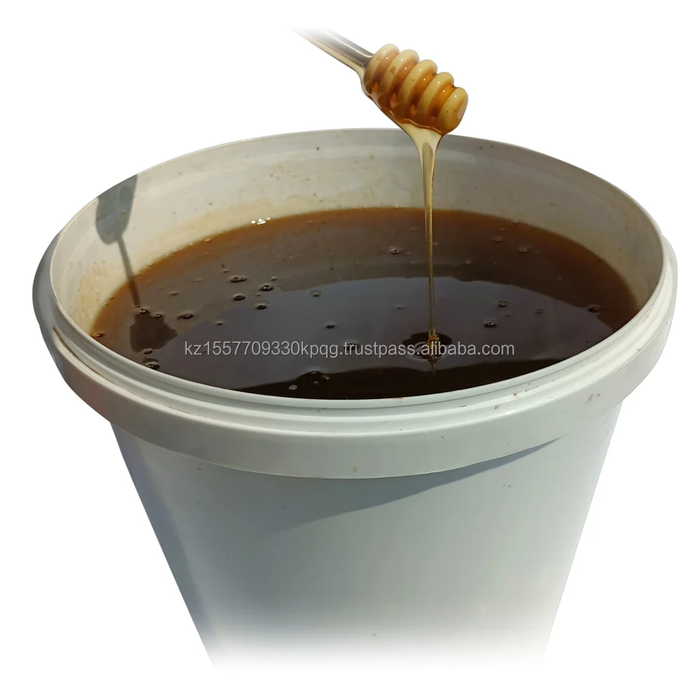 Best price 2022 high quality Natural honey 27 kg made in Kazakhstan of certificate holder