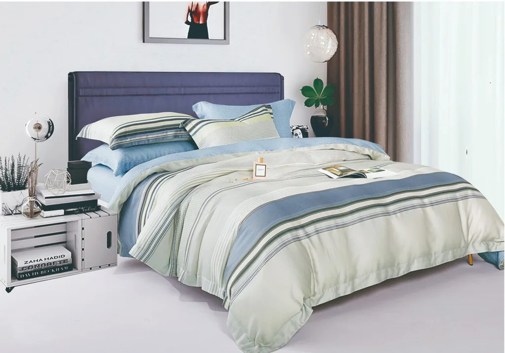 Tencel Bedding Set - Luxury Lyocell Softness, Queen and King Size, Complete With Bed Sheet and Duvet Cover