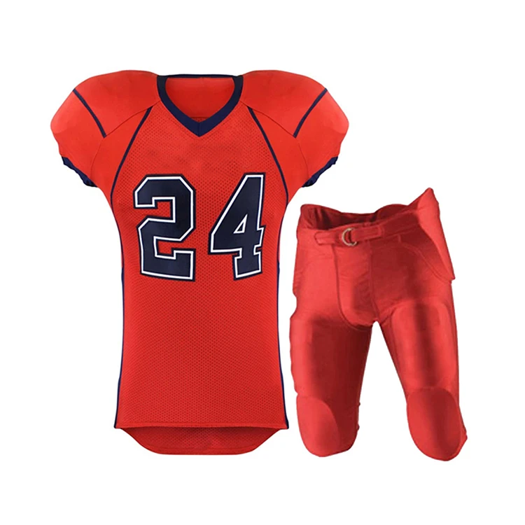New Wholesale Customized American Football Uniform Professional Team Wear High Quality Low Price American Uniform