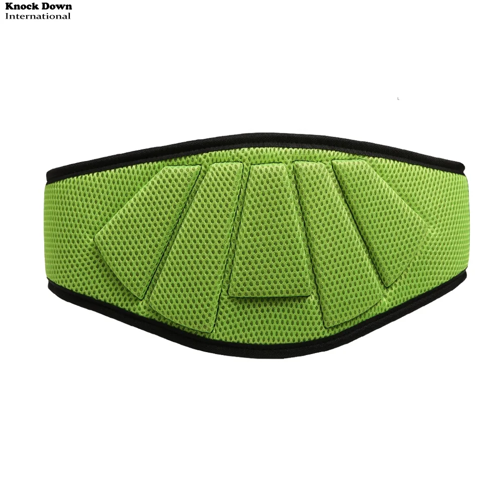 Neoprene Weight Lifting Back Lumber Support Belt Made From Rubber High Grade Customized Color Neon Green