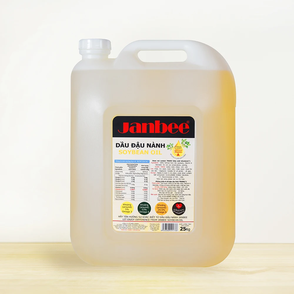 Vietnam Supplier Cooking High Quality Soybean Oil Available For Sale At Top Low Price Light Bottle 25Kg