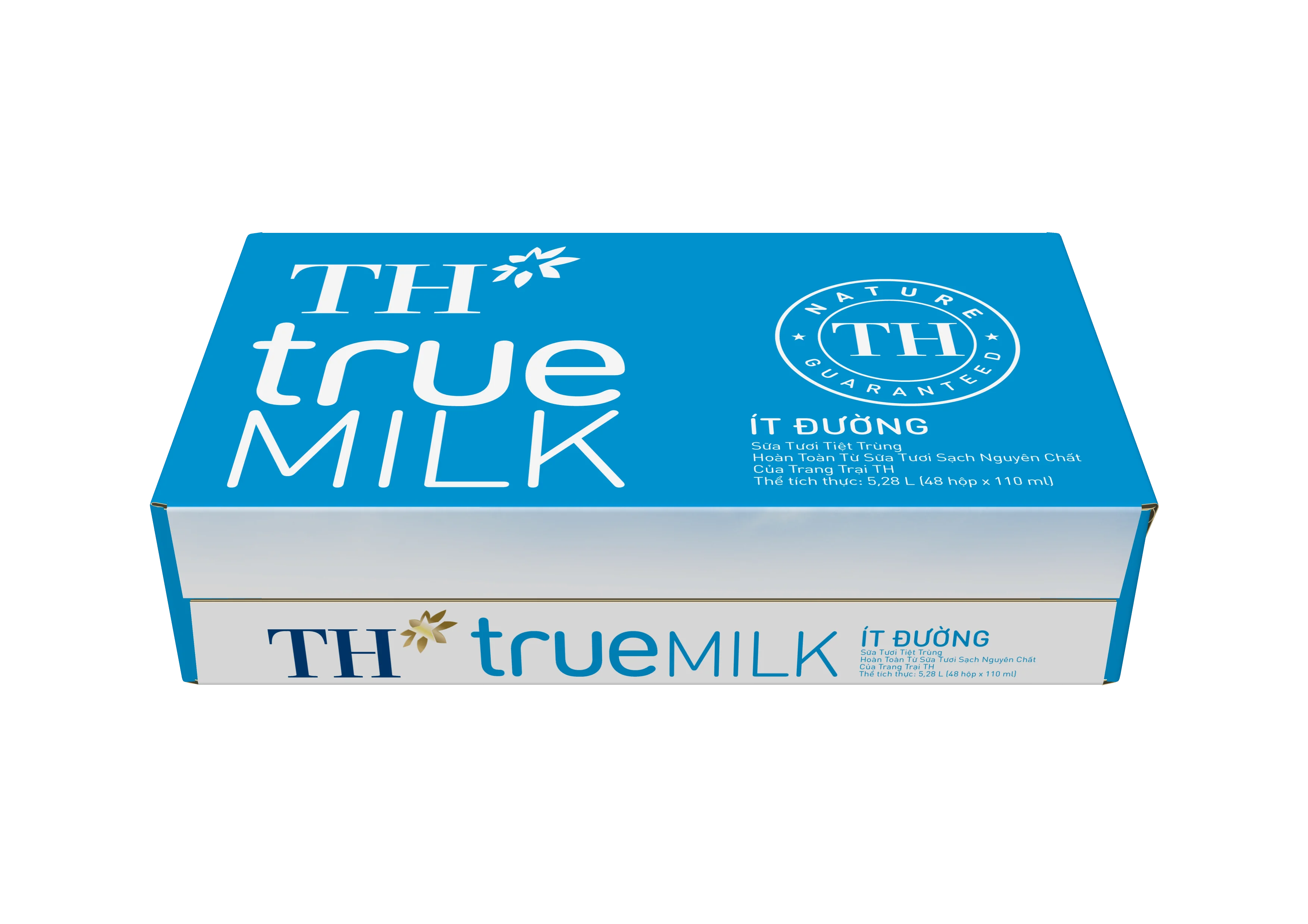Настоящий сахар без молока TH, свежее молоко-110 мл x 48, Высококачественная Органическая Упаковка из Вьетнама