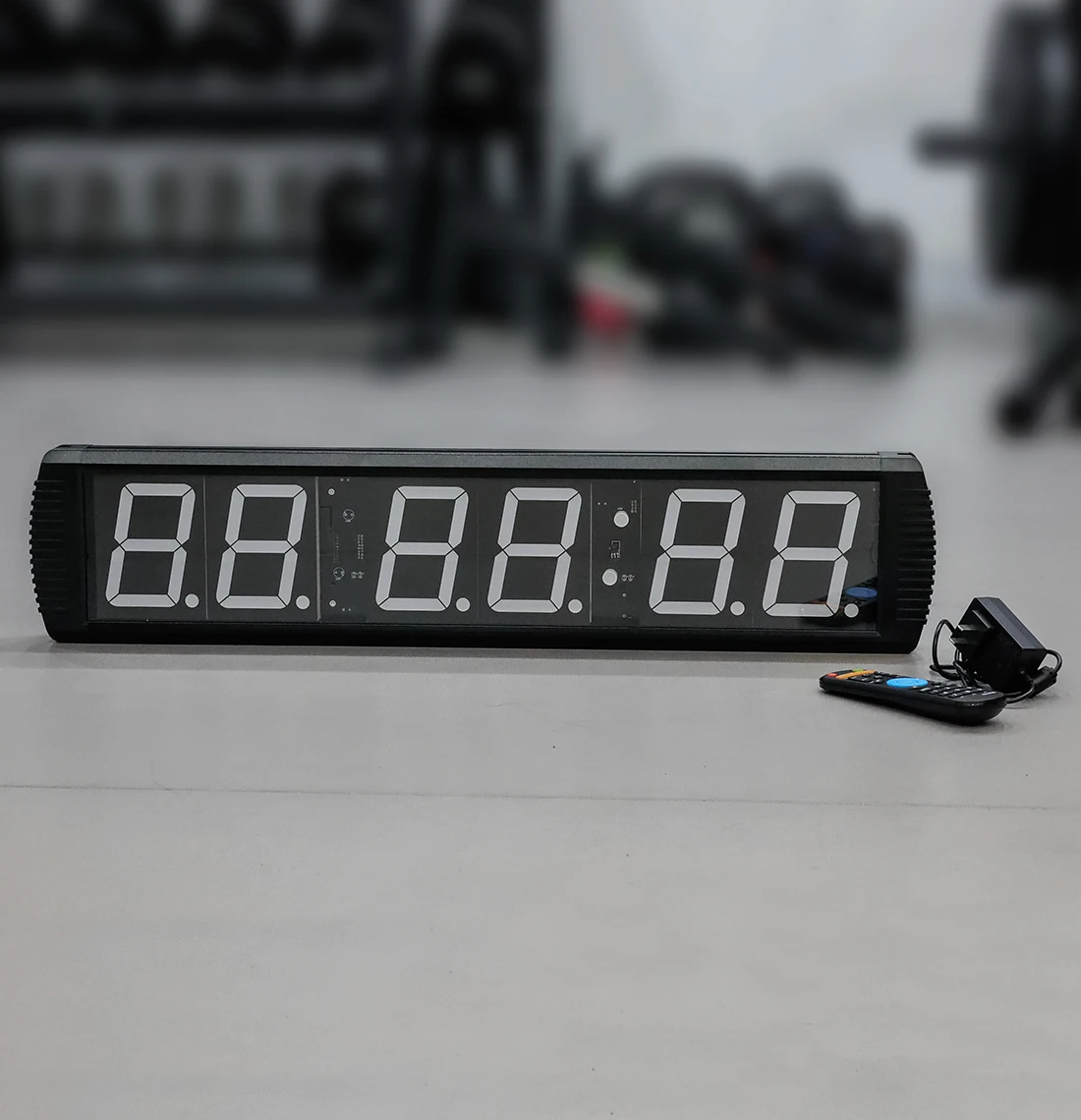 SMARTFIT настенный таймер для тренажерного зала с дистанционным интервалом 6-значное функциональное оборудование фитнеса
