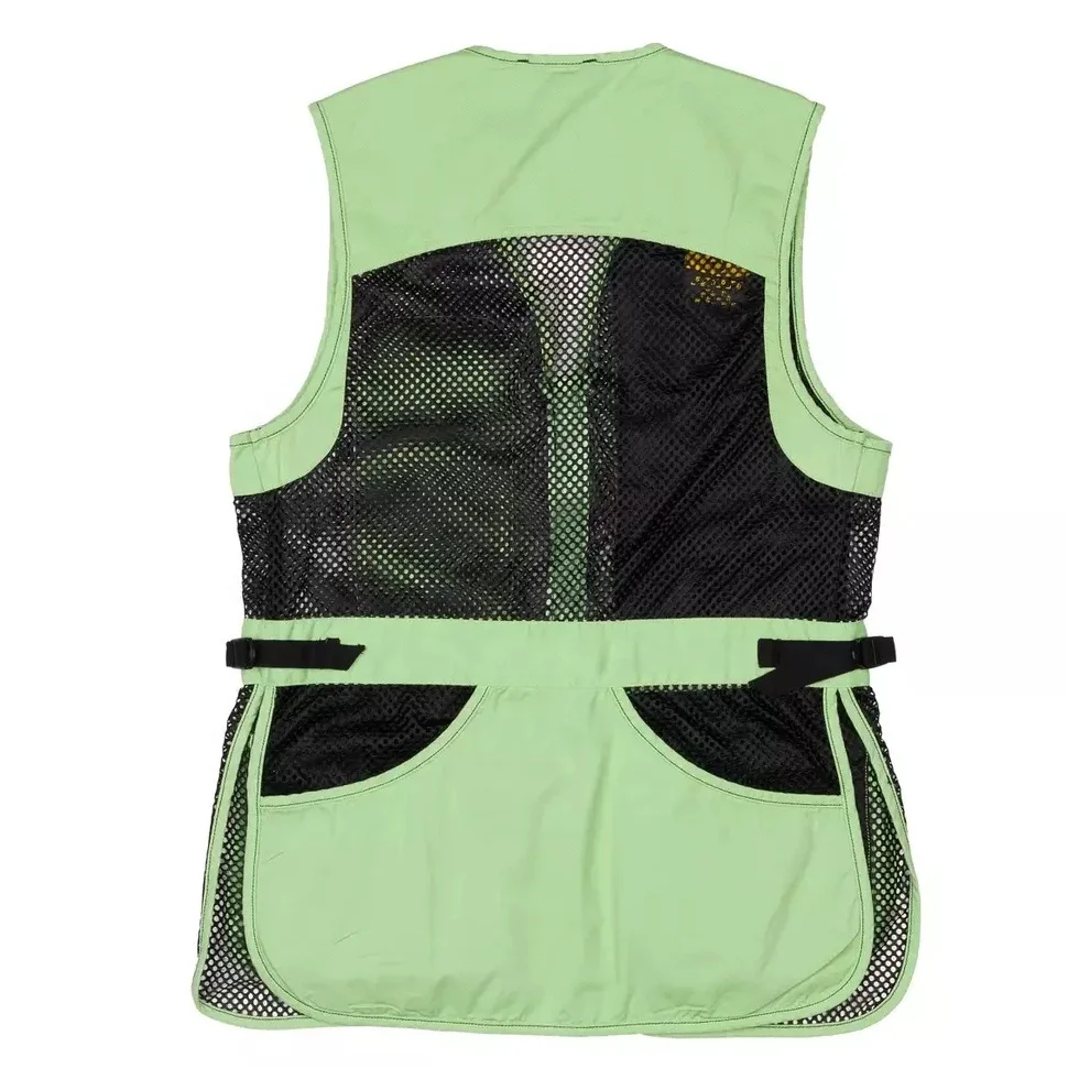 Men Fishing Camping Outwear Hunting Hiking Vest Cargo Pockets Sleeveless Mesh Flying Waistcoat Pack Jacket