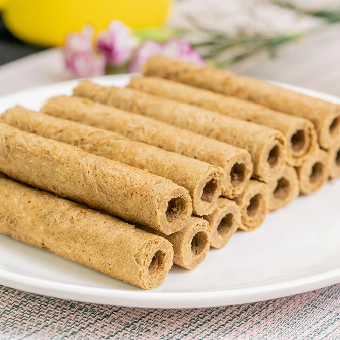 Cream Sun Moon Lake Black Tea Egg Rolls Cookie Ivy House Factory Direct Sale Flavour