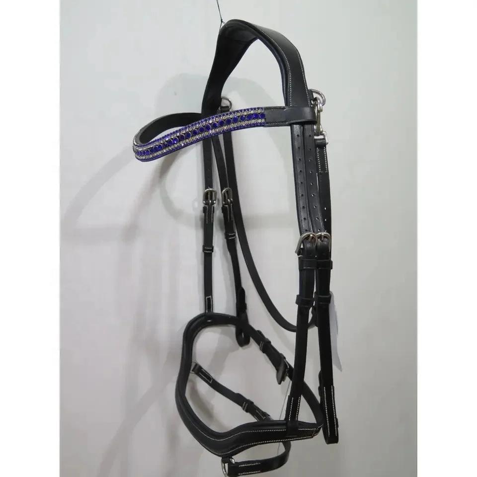 Wholesale manufacturer of horse riding bridle made on Indian leather