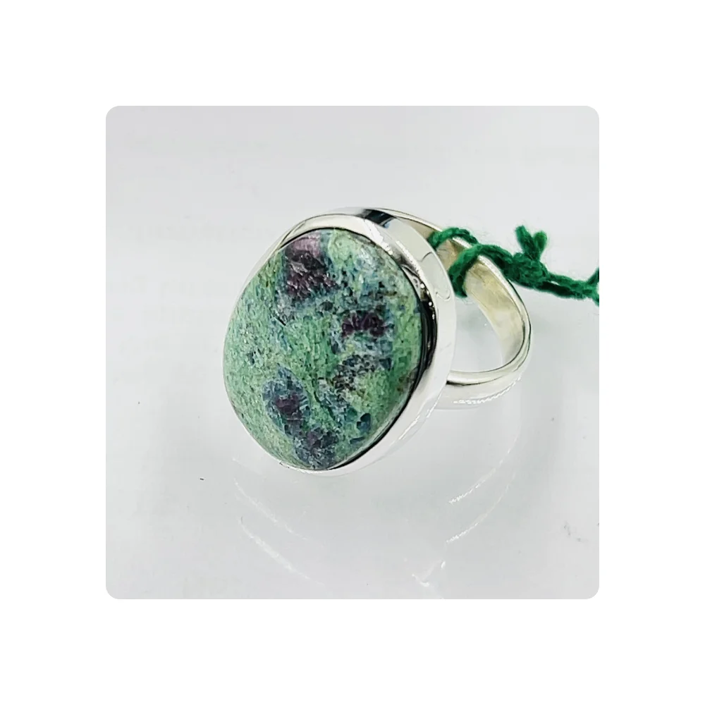 Natural Black Rutilated Quartz Gemstone Cabochon 92.5 Sterling Silver Wedding Ring with Diamond Colorful Gemstone Bride Groom