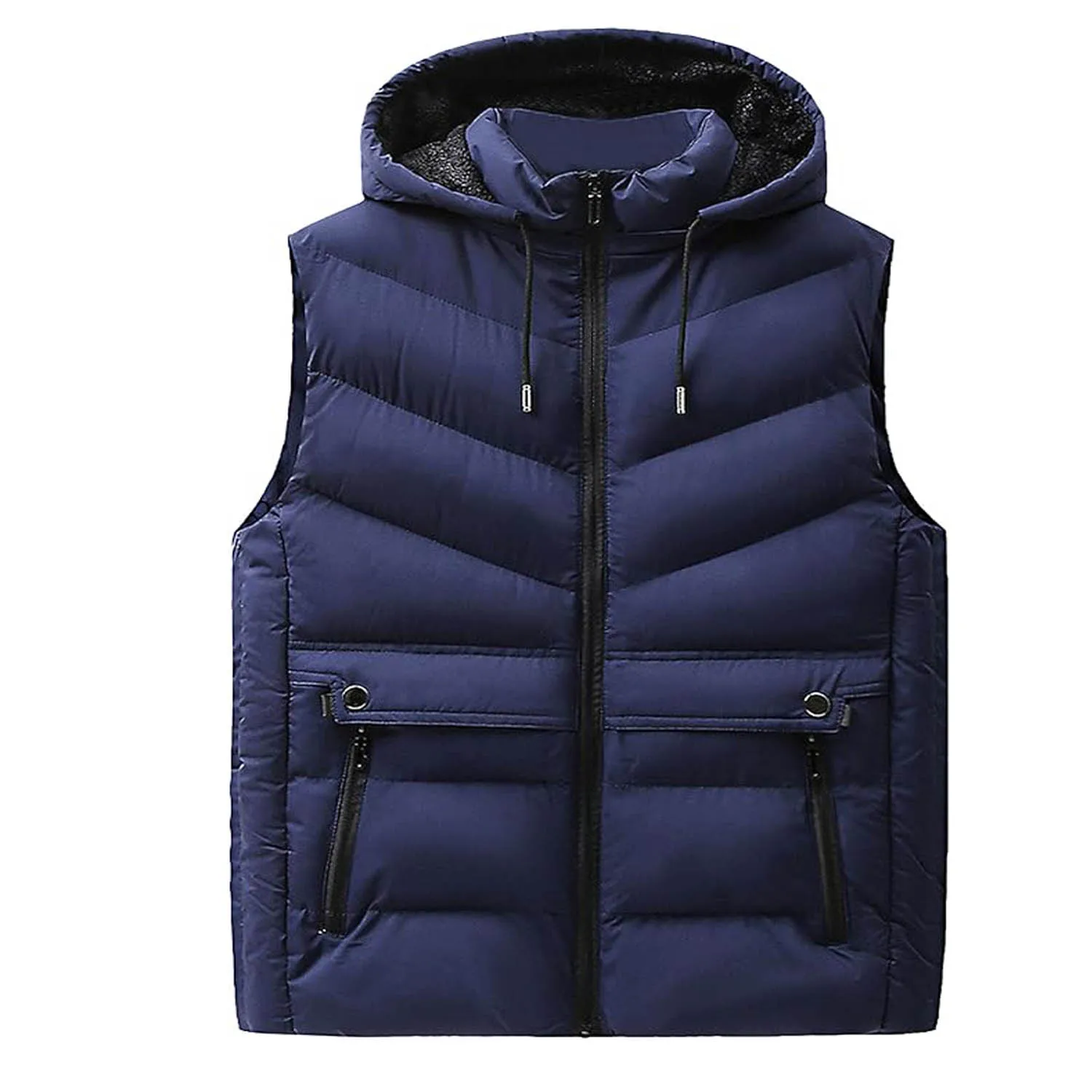 Зимний пуховик с капюшоном