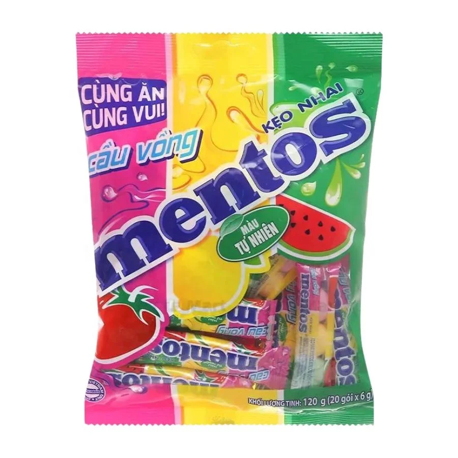 Конфеты Вьетнамские Кондитерские Mentos оптом продажа всевозможных вкусов разноцветных фруктовых жевательных конфет