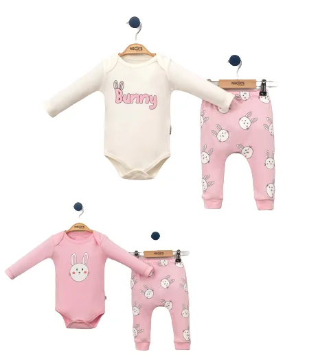 Горячая распродажа! Комплект одежды для маленьких девочек из спандекса и бамбукового волокна от бренда Necix, 2 шт.