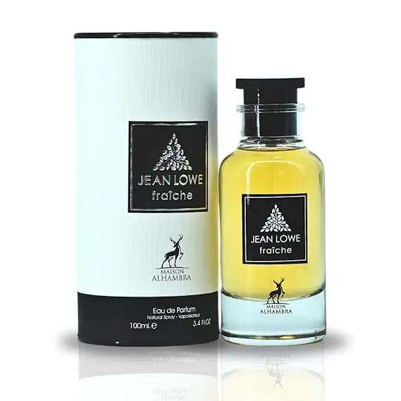 Jean Lowe Fraiche 100ml Eau de Parfum by Alhambra Original Dubai Arabic Unisex Perfume for Men and Women