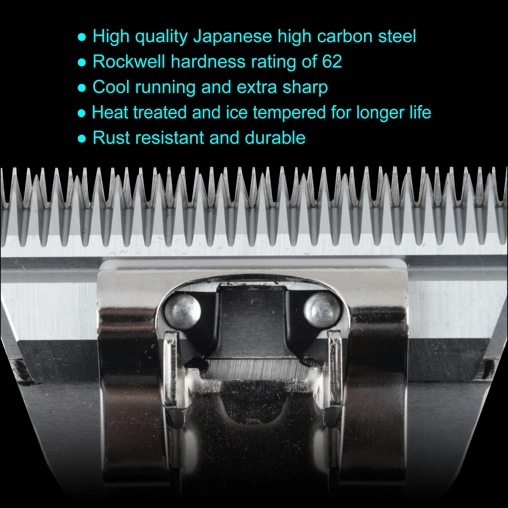 Furzone Size 40W-0.25mm Skip Teeth Wide Dog Grooming Clipper Wild Blades