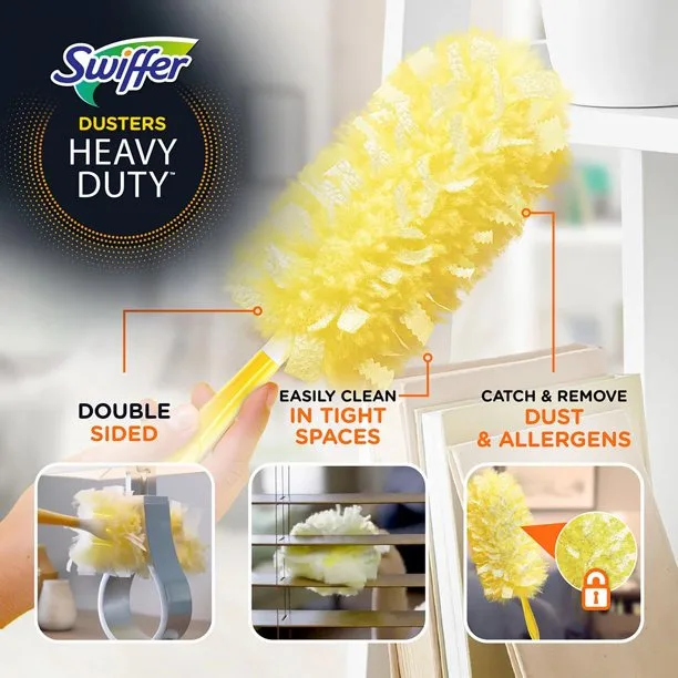 Сверхмощный стартовый набор Swiffer Duster ручка + стержни (17