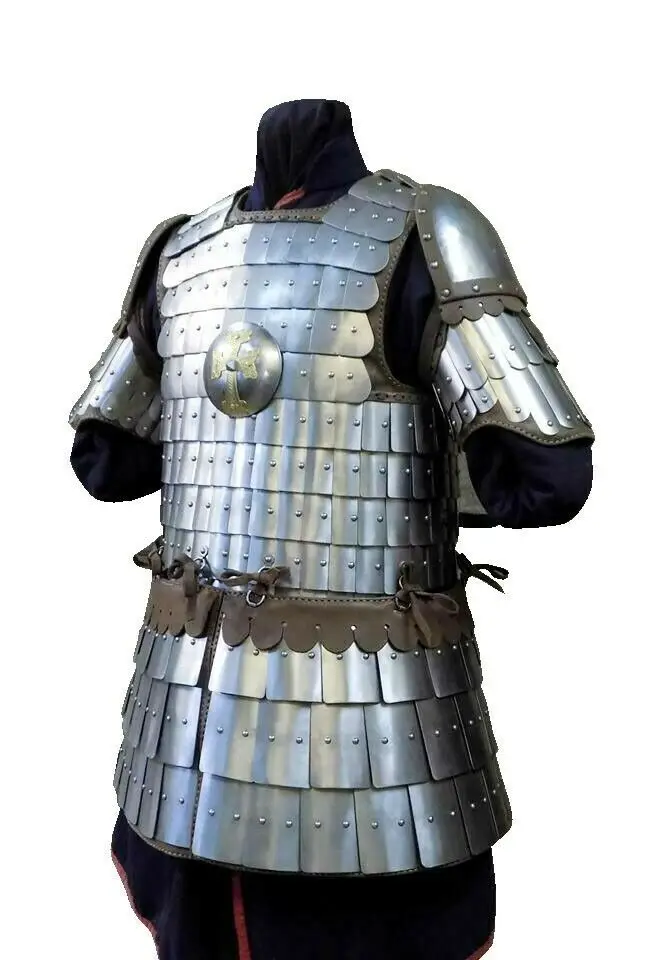 Medieval Knight Breastplate Scale Armor Steel Lamellar Armour