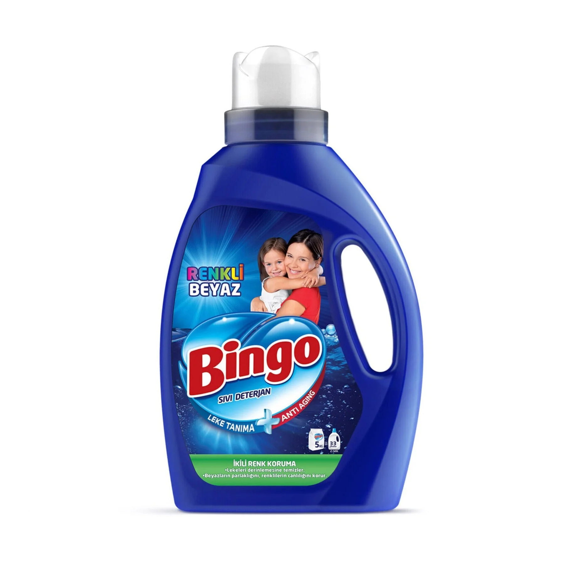 Class A Bingo Liquid Detergent For Colored Laundry Premium Quality Liquid Detergent - Made in Turkey