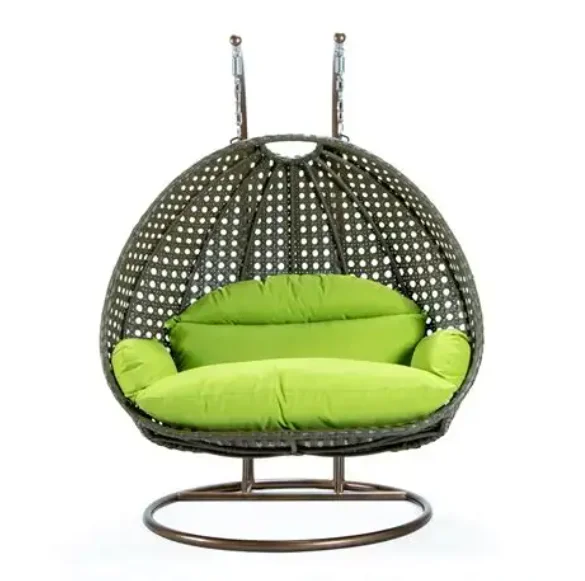 Buy Factory wholesale cheap patio swing outdoor furniture egg chair leisure wicker rattan chair with cushion for sale