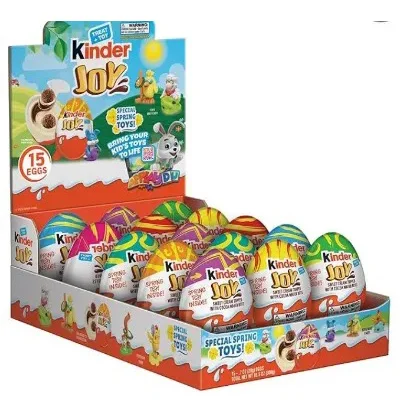 Kind-er Joy - FOUR Pack 20g Chocolate Cream Eggs With Toy - Imported Kind-er Joy - FOUR Pack 20g Chocolate Cream Eggs With Toy