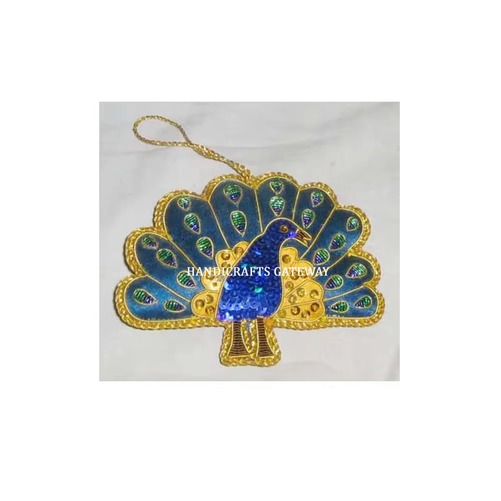 Christmas Hanging Ornaments The Peacock Hanging On Christmas Tree To Celebrate Party And Birthday Party For Home Decoration