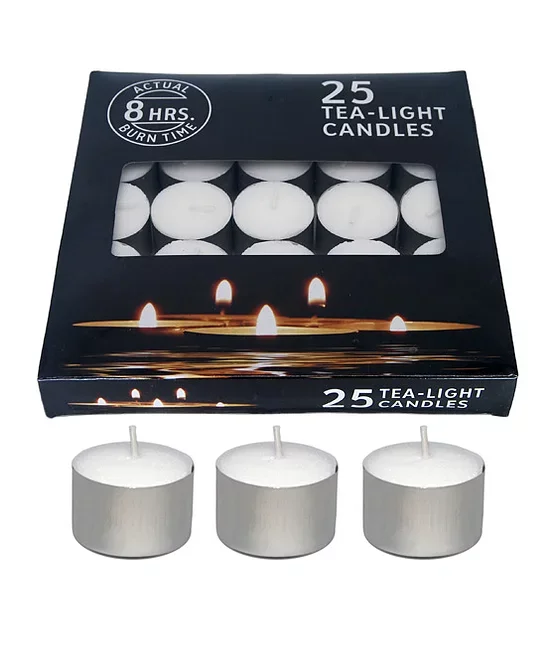 100 pcs tea light candle unscented tealight candle