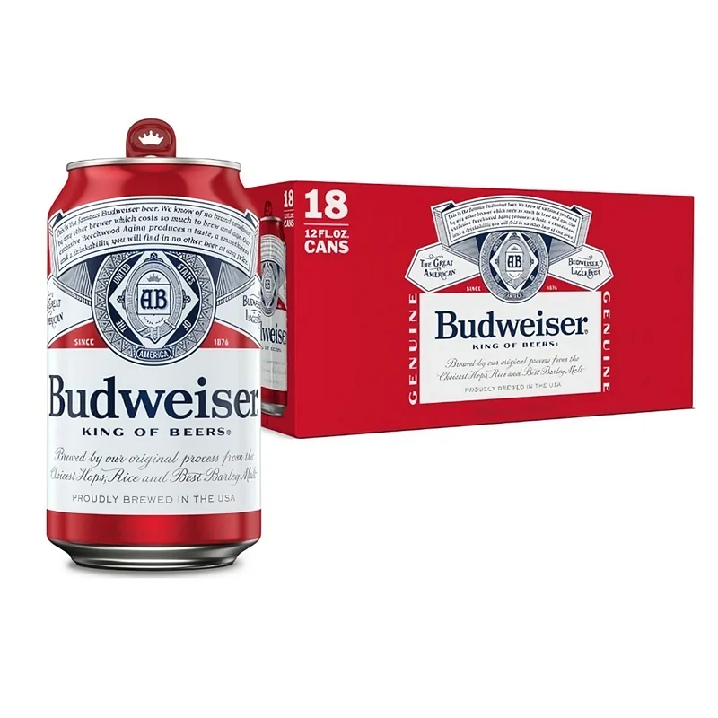 Прямая цена от поставщика пива Budweiser банки (упаковка из 6 штук)